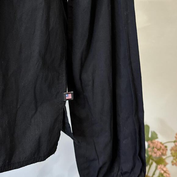 NWT Polo Ralph Lauren y2k vintage flowy black milkmaid babydoll peasant blouse - Picture 5 of 6